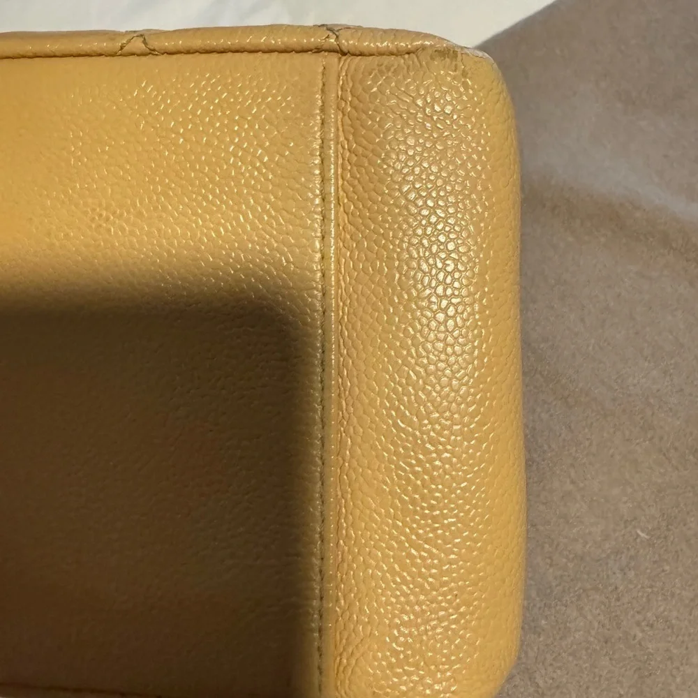 Chanel Caviar Quilted Grand Shopping Tote GST Beige Clair GHW